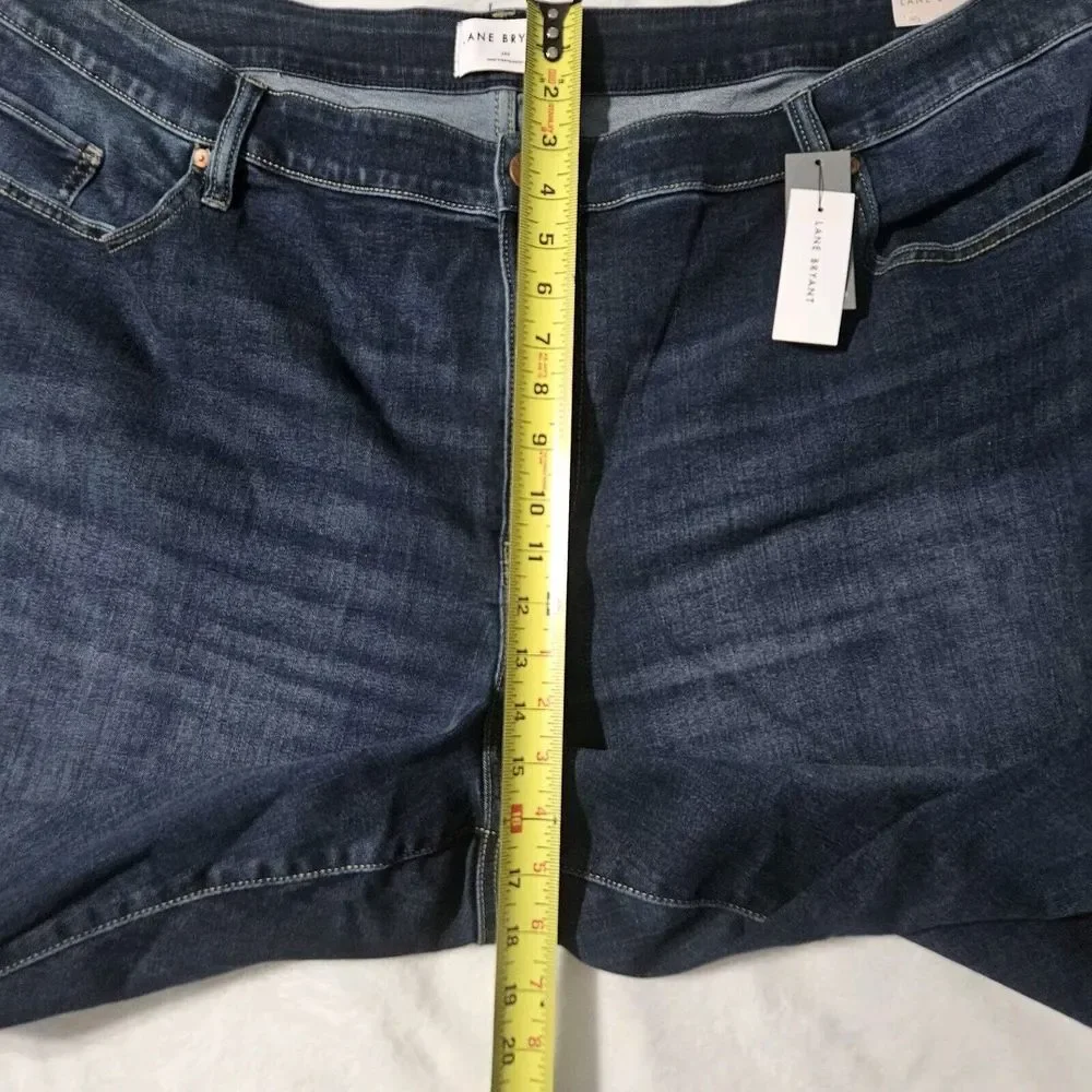 Lane Bryant Jeans Women's Size 26s Signature Fit‎ Straight Blue Denim NWOT - Picture 7 of 9